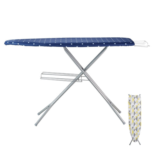 Ironing Board with Bottom Storage Tray, Thickened 4 Layers Iron Board
