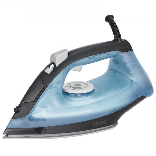 Steam Iron, 1600W Iron for Clothes, Aluminum Alloy + PTFE Soleplate,