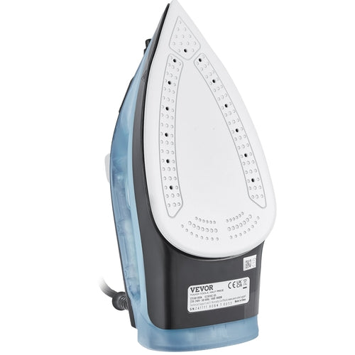 Steam Iron, 1600W Iron for Clothes, Aluminum Alloy + PTFE Soleplate,