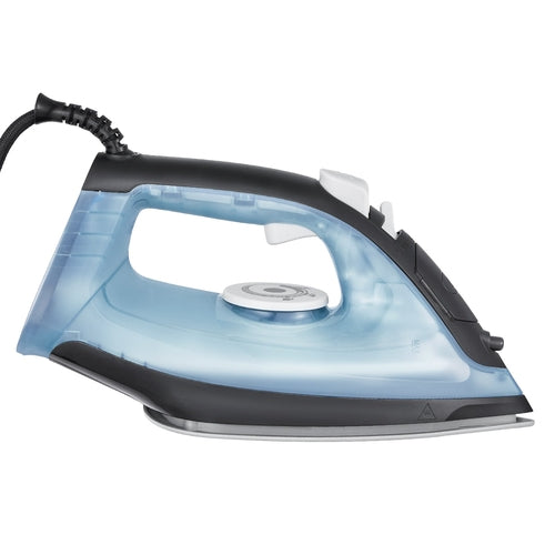 Steam Iron, 1600W Iron for Clothes, Aluminum Alloy + PTFE Soleplate,